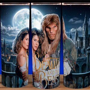 Beauty and the Beast 1987 - Linda Hamilton - Ron Perlman Cup Mug Tumbler 20oz